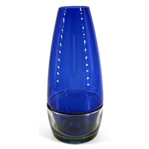 Per Lütken for Holmegaard Glass Hurricanes Blue Danish Modern - 7.75" - Picture 3 of 7